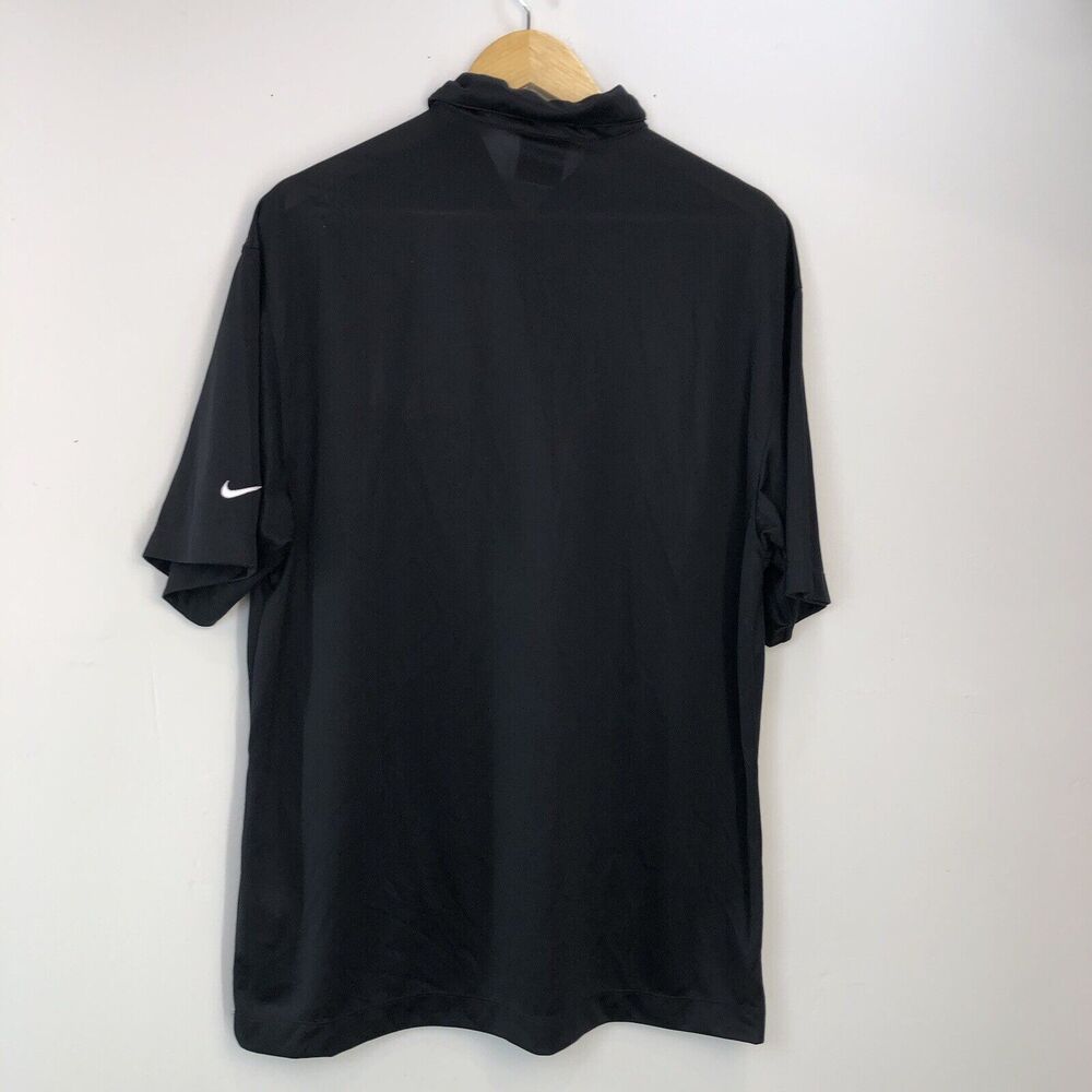 Nike Men Golf Dri-Fit Short Sleeve Polo Shirt Mens Size Large black - Picture 3 of 8